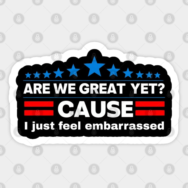 Anti-trump Sticker by Creatifly Graphic Tees
